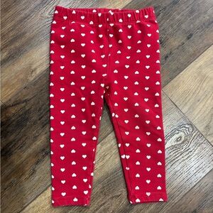 baby GAP- Heart Leggings, size 18-24 months